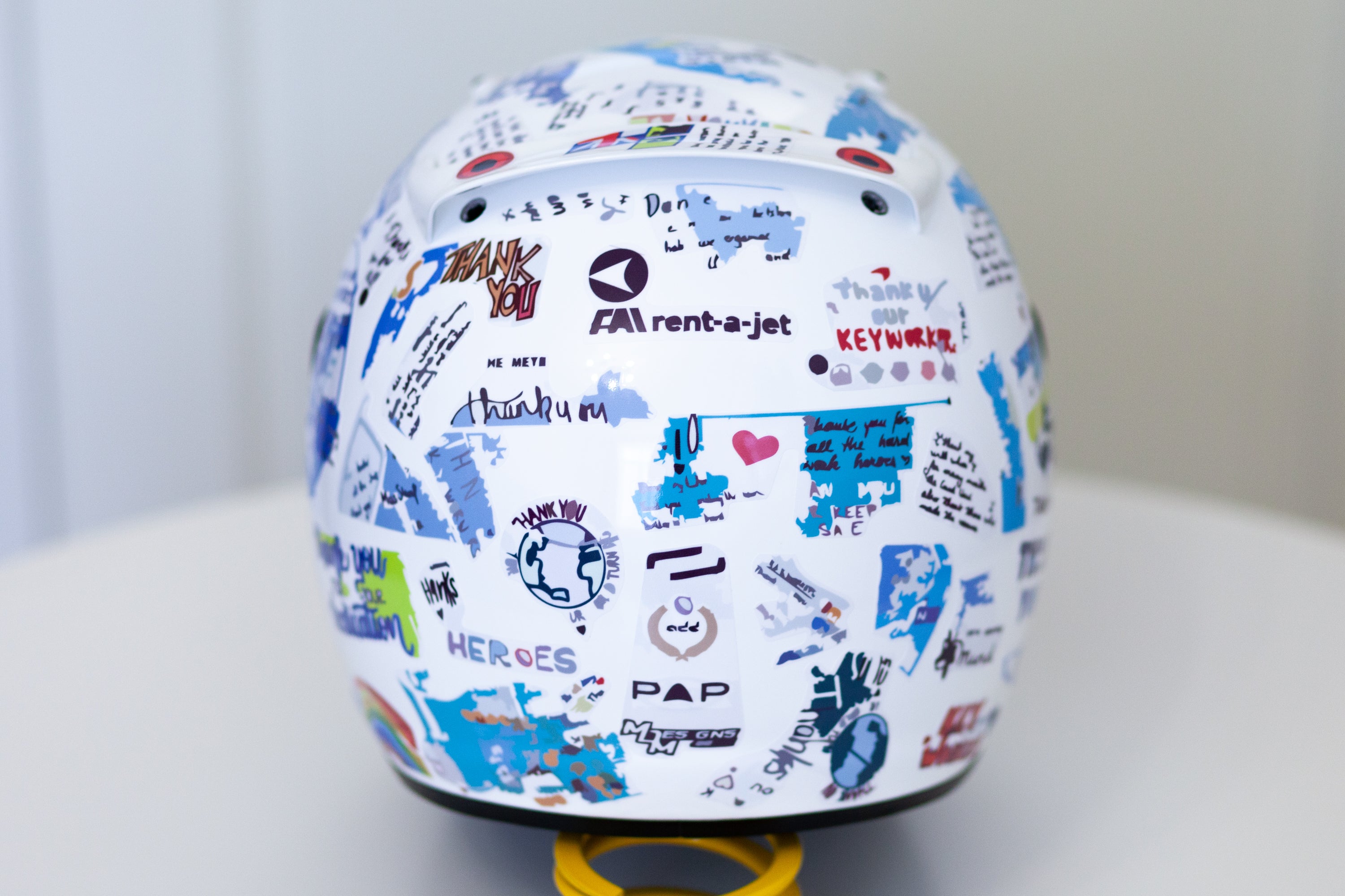 L. NORRIS 2021 Helmet Sticker Pack (design pack) (Karting, Motorsport ...