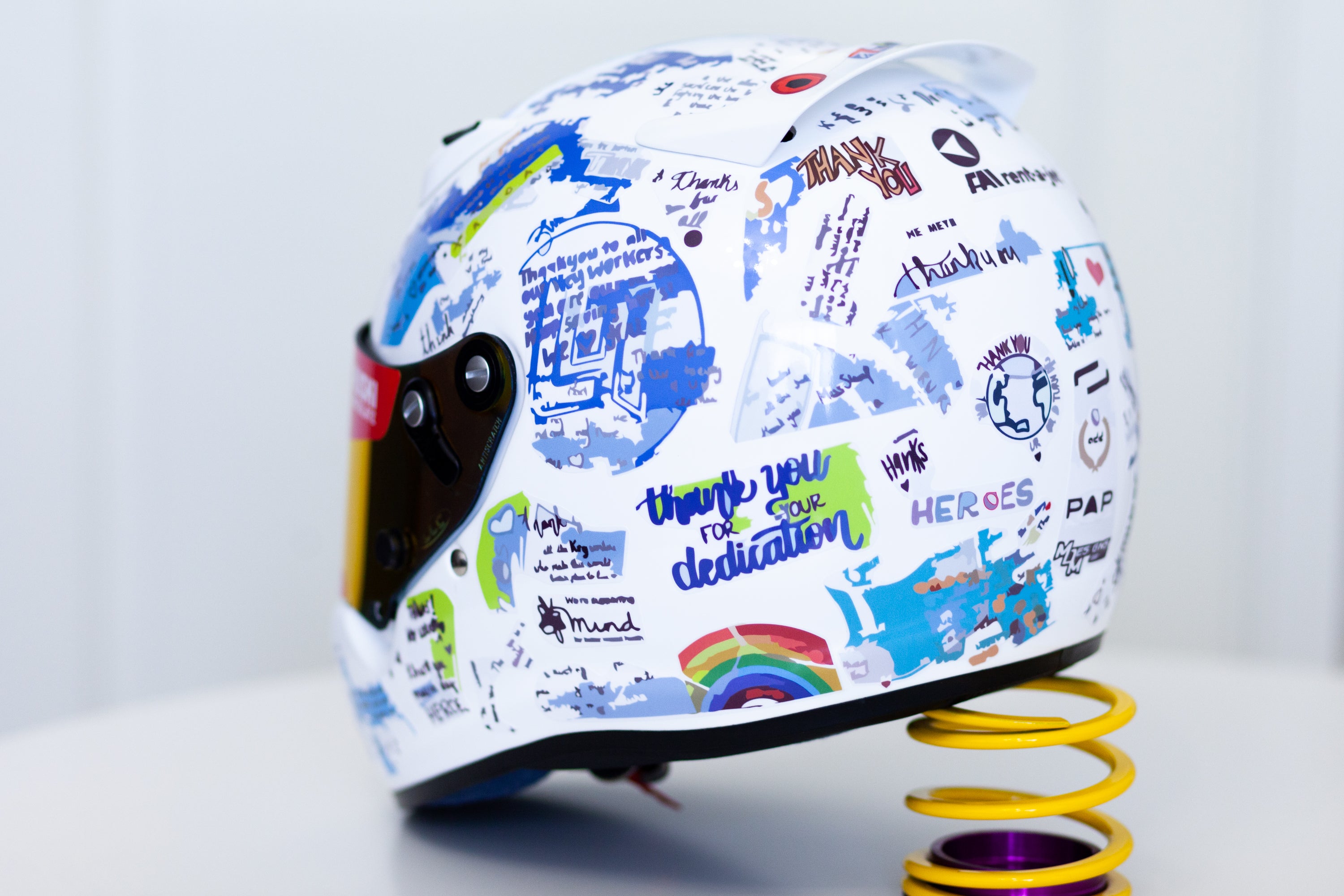 L. NORRIS 2021 Helmet Sticker Pack (design pack) (Karting, Motorsport ...