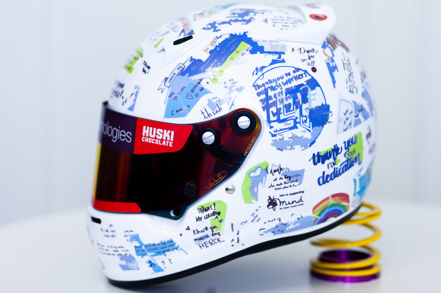 L. NORRIS 2021 Helmet Sticker Pack (design pack) (Karting, Motorsport, Moto)