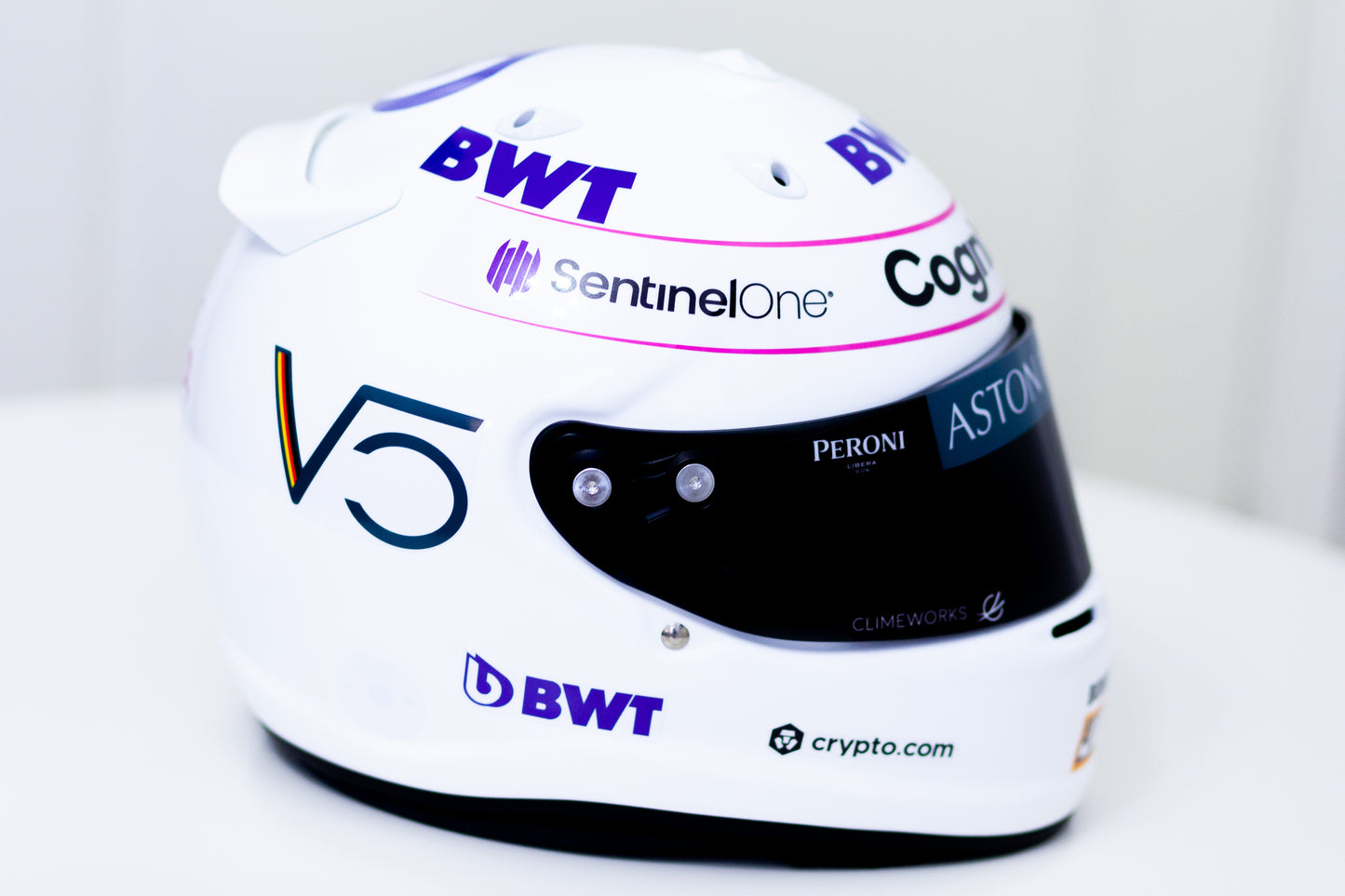 VETTEL 2021 Helmet Sticker Pack (Sponsor pack) (Karting, Motorsport, Moto)