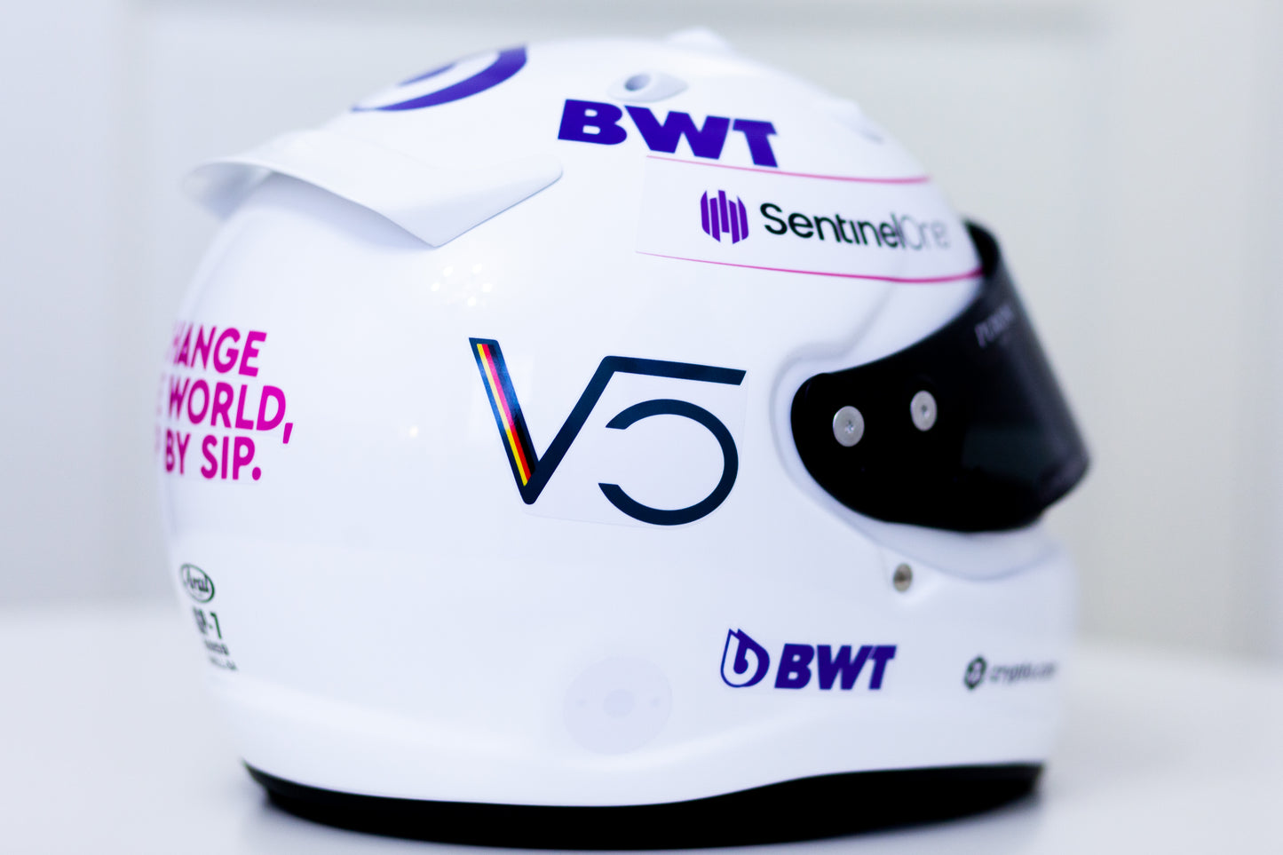 VETTEL 2021 Helmet Sticker Pack (Sponsor pack) (Karting, Motorsport, Moto)