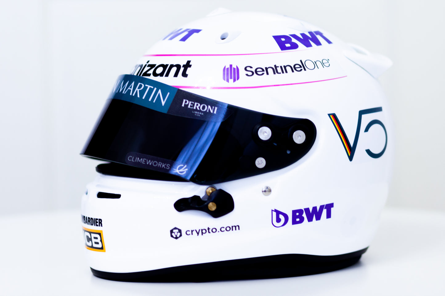 VETTEL 2021 Helmet Sticker Pack (Sponsor pack) (Karting, Motorsport, Moto)