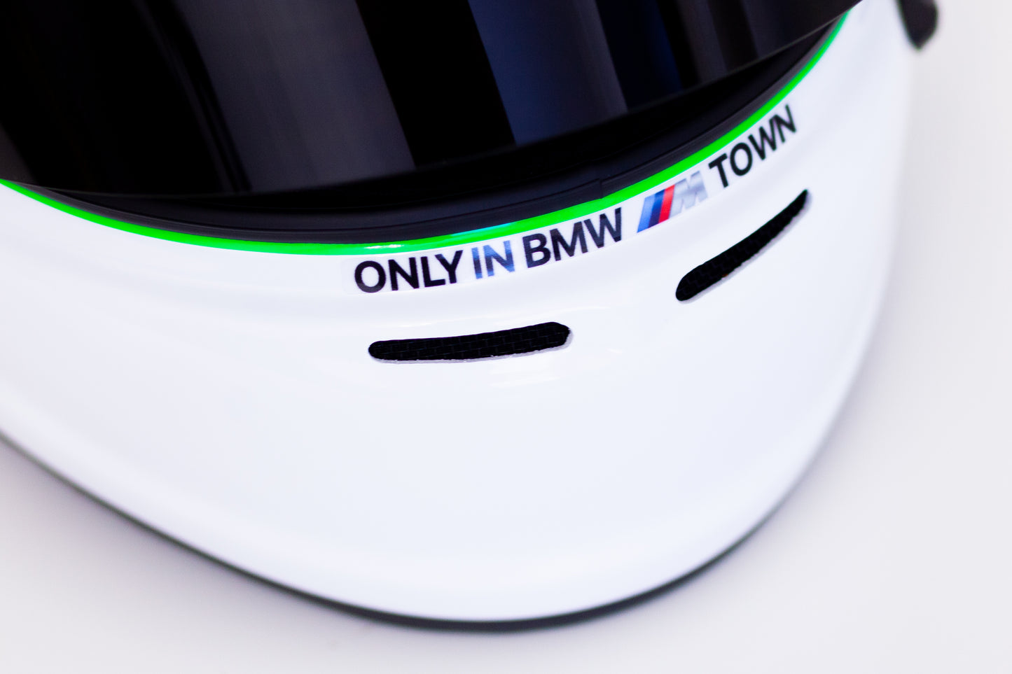 M TOWN Helmet Visor Sticker Universal Curve (Karting, Motorsport)