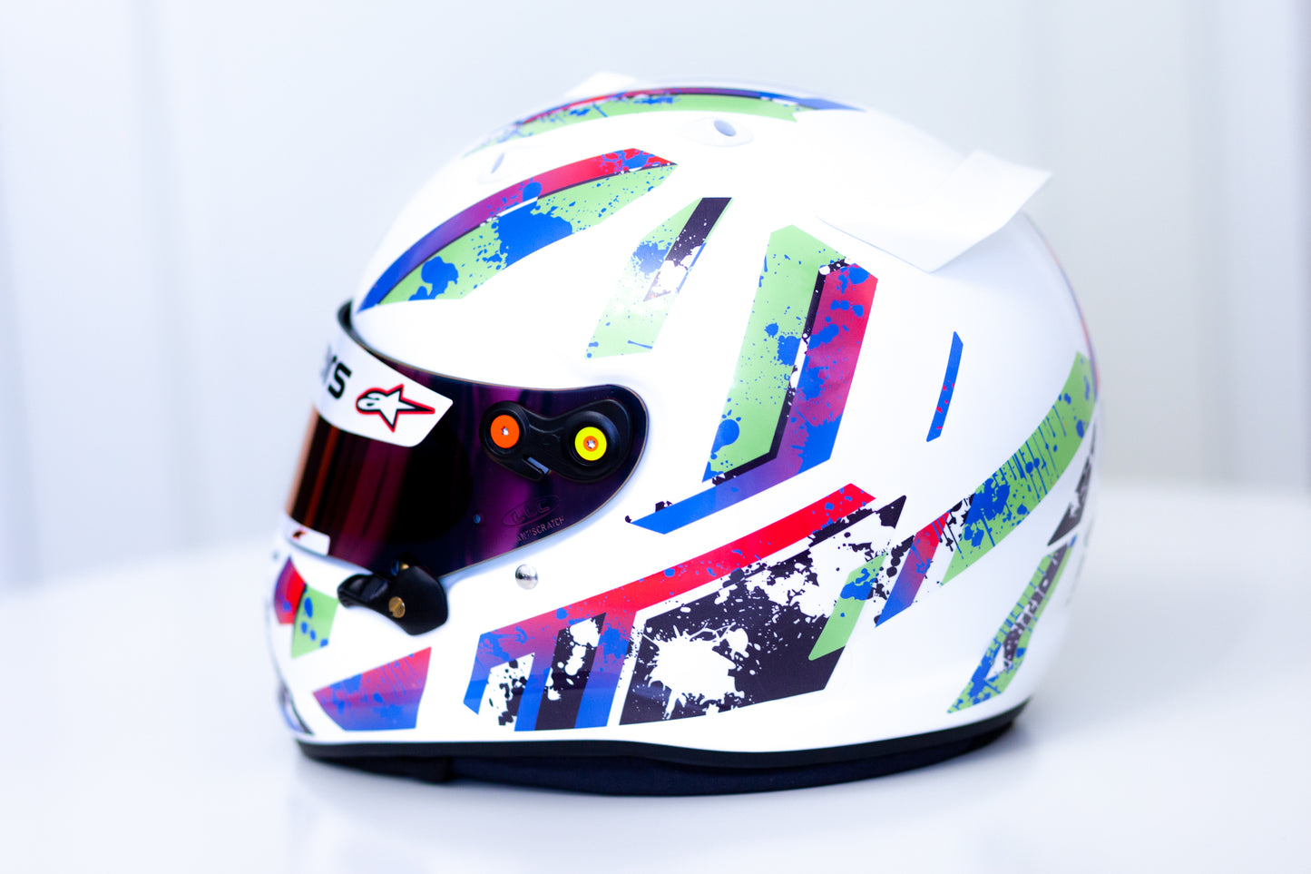 RAPID SPLASH Helmet Stickers Design Pack (Karting, Motorsport, Moto)