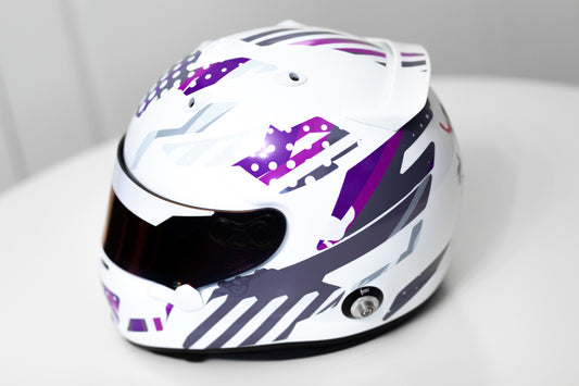 RACING Helmet Sticker Pack (design pack) (Karting, Motorsport, Moto)