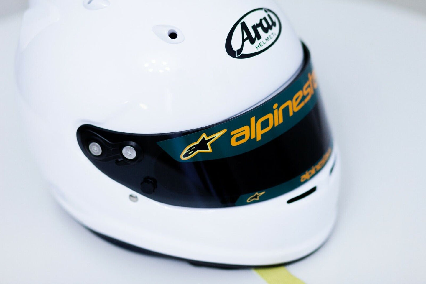 Alpinestars Helmet Visor Sticker Kit Universal Curve (Karting, Motorsport)