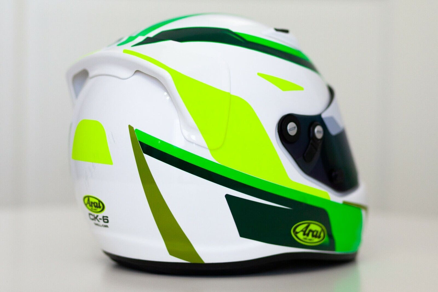 SPEED Stickers for helmet (design pack) (Karting, Motorsport, Moto) FLUOR